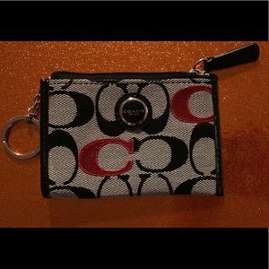 Coach keychain wallet